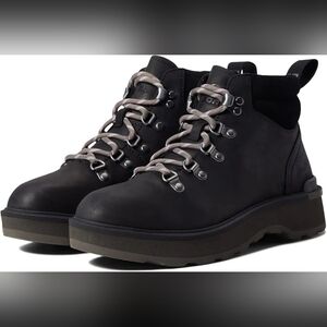 SOREL Size 6 womens Waterproof Hiking Boots Shoes Suede Leather HI LINE Lace Up